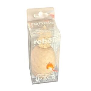 Rebels Refinery Pineapple Lip Balm Marshmallow Limited Edition 99% Natural NEW